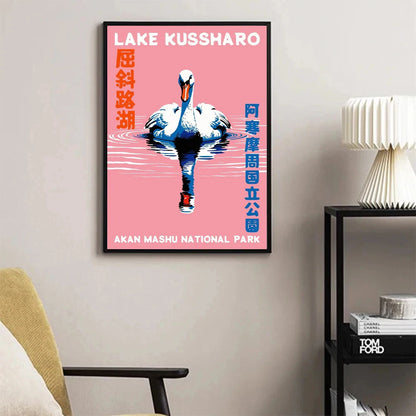 Japanese Animal Variety Canvas Print