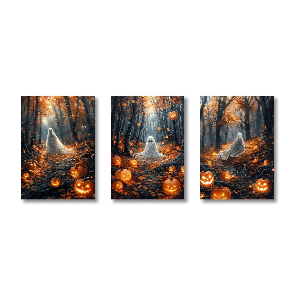 Cute Halloween Ghost Canvas Print