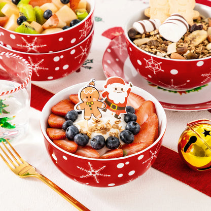 VEWEET Santa Claus Christmas Tableware Set