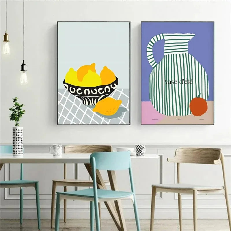 Colorful Matisse Inspired Gallery Wall Prints