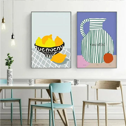 Colorful Matisse Inspired Gallery Wall Prints