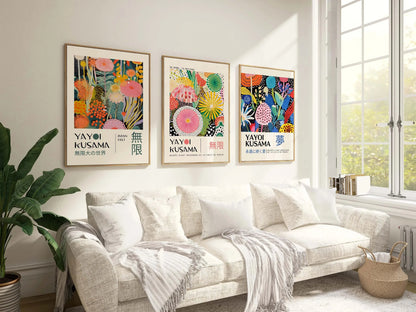 Yayoi Kusama Inspired Canvas Print