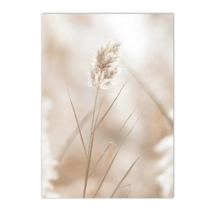 beige coastal canvas with flowers grass and bicycle