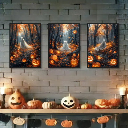 Cute Halloween Ghost Canvas Print