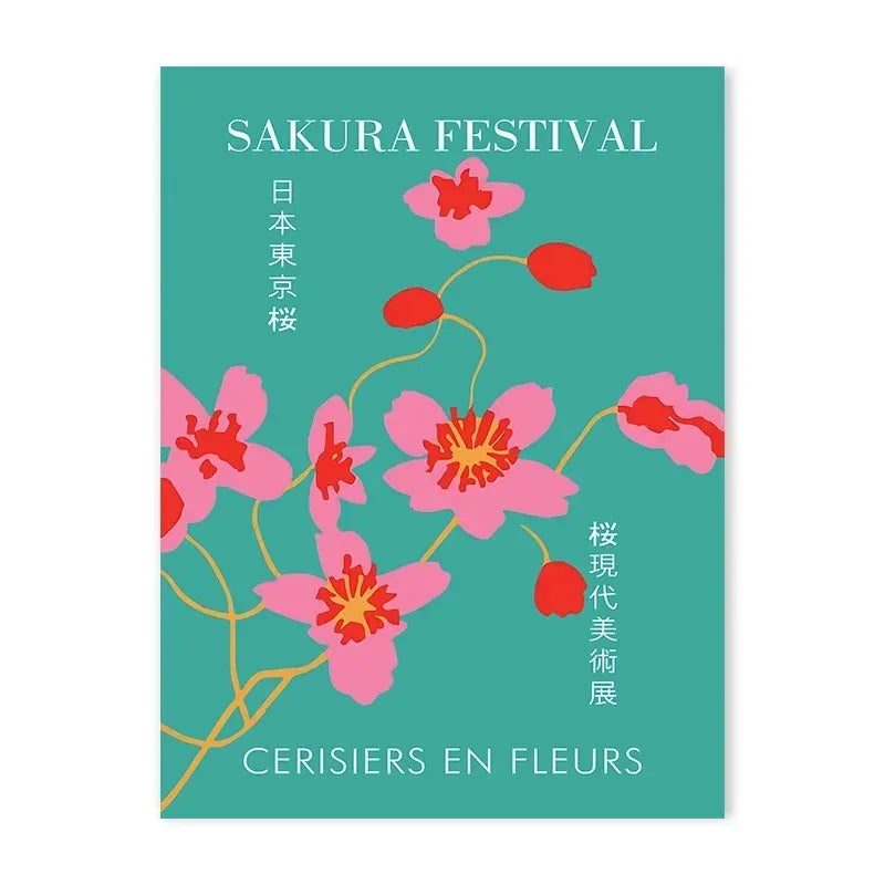 Japanese Sakura Festival Canvas Print