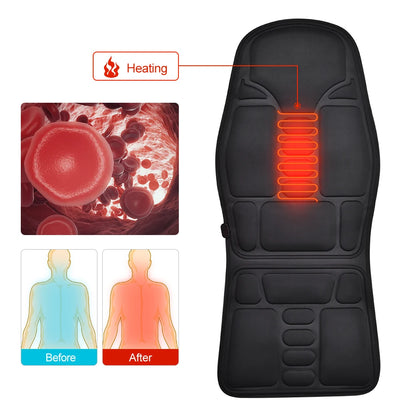 Portable Electric Heating Vibrating Back Massager