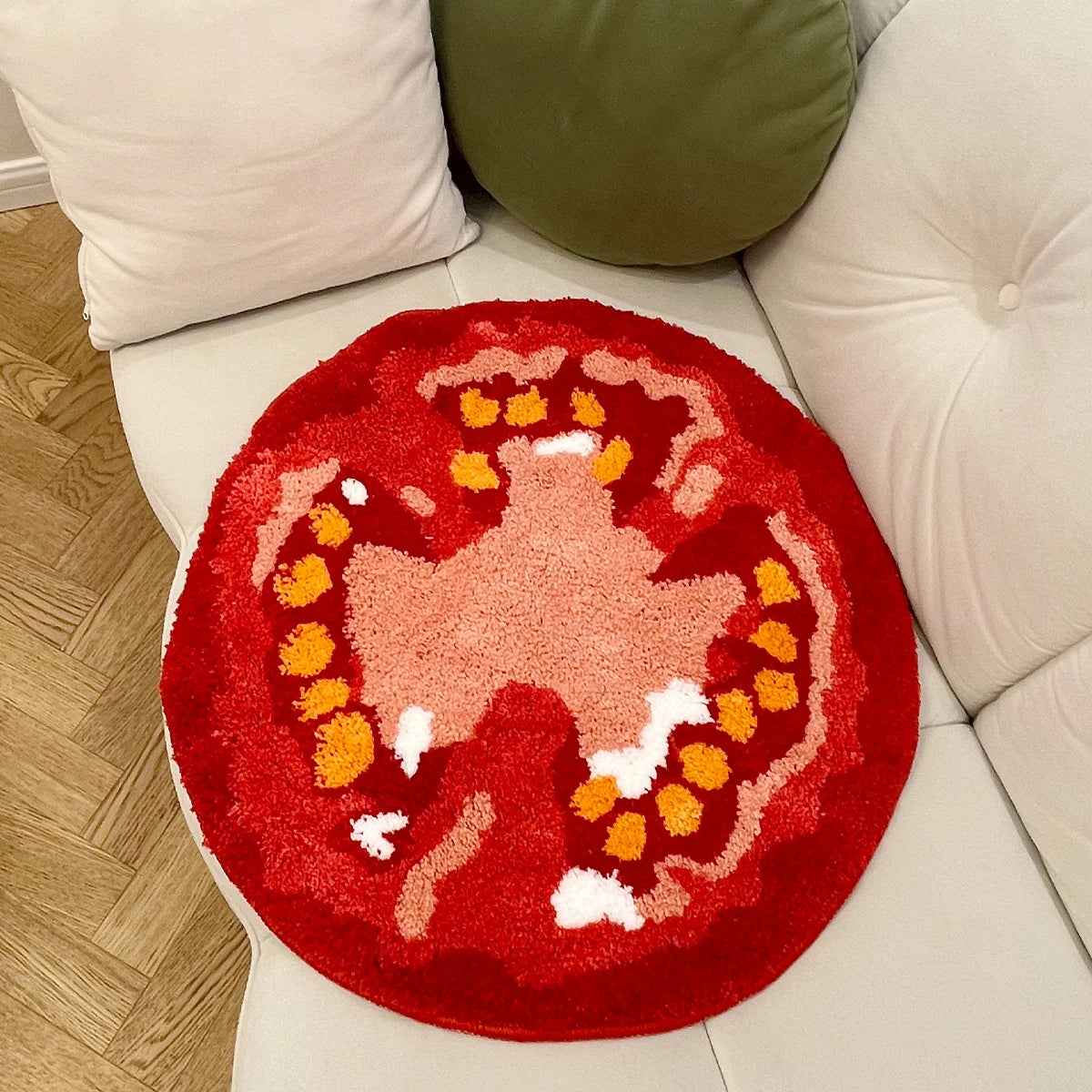 Tomato Tufted Rug