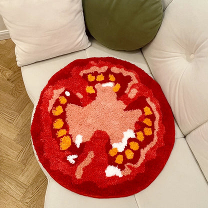 Tomato Tufted Rug