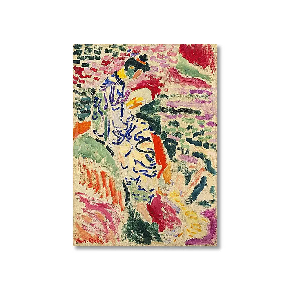 La Japonaise: Woman Beside the Water By Henri Matisse Canvas Print