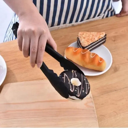 Silicone BBQ Non-Stick Tongs - 3-Pack