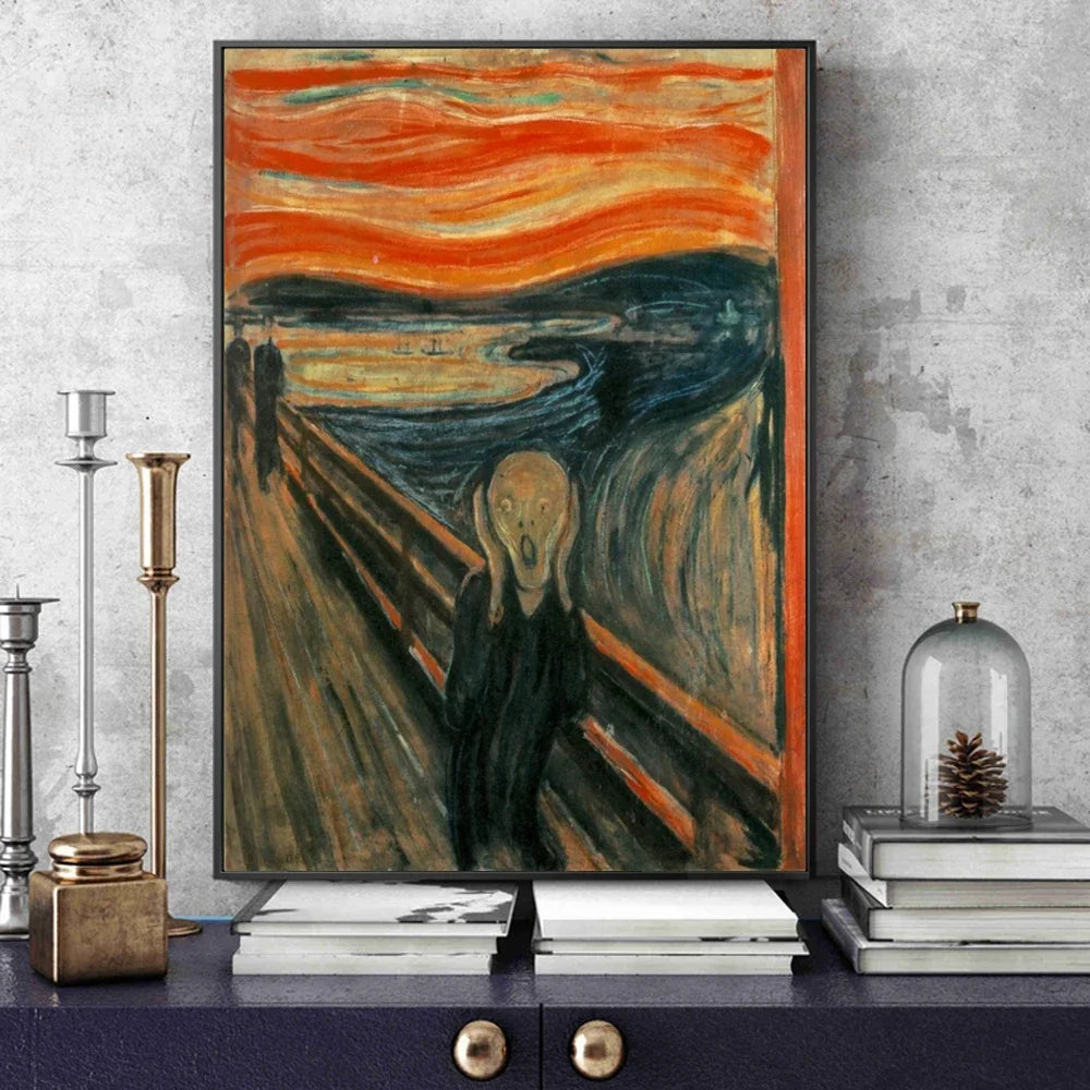 The Scream by Edvard Munch Canvas Print