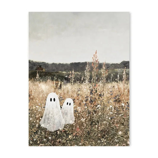 Vintage Autumn Farmhouse Canvas Print