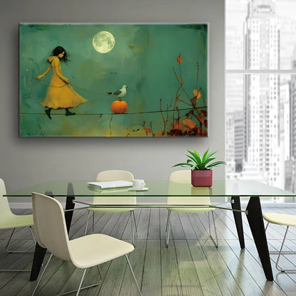 surreal modern gothic art deco frameless dream canvas