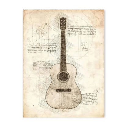 Vintage Sketch Gaming Blueprint Prints Collection