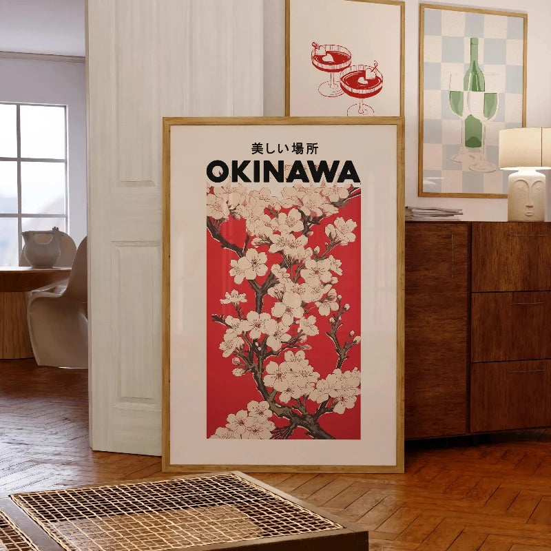 Japanese Okinawa Cherry Blossoms Canvas Print