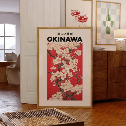 Japanese Okinawa Cherry Blossoms Canvas Print