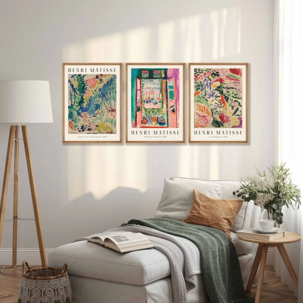 Henri Matisse Inspired Prints - Set of 3