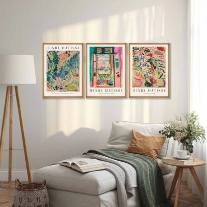 Henri Matisse Inspired Prints - Set of 3