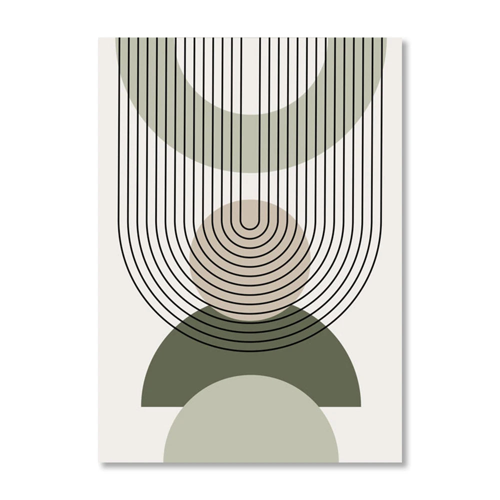 Abstract Bohemian Canvas