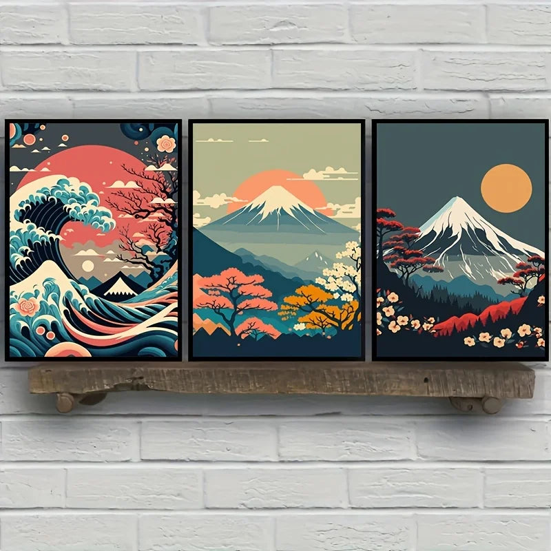 Hokusai Inspired Japanese Prints