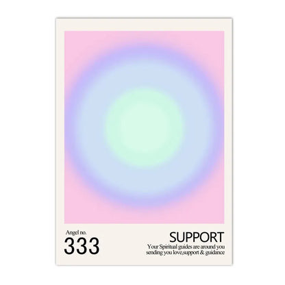gradient aura angel numbers 666 777 888 spiritual canvas