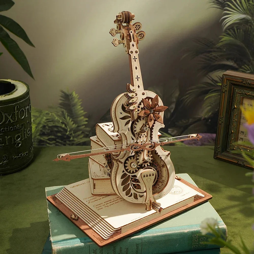 Robotime Kids DIY Wooden Music Box