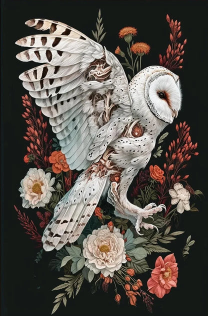 Floral Gothic Canvas Prints