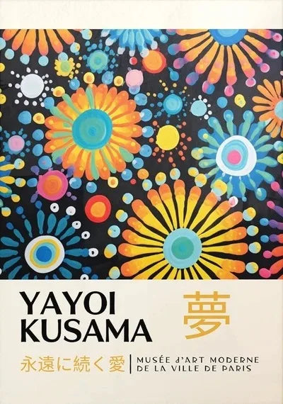 Yayoi Kusama Dream Flowers Canvas