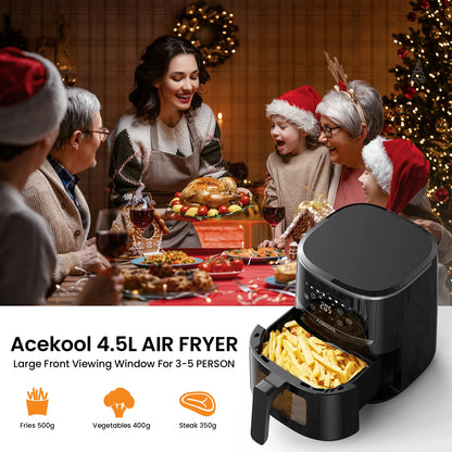 5-Quart Digital Air Fryer - Black