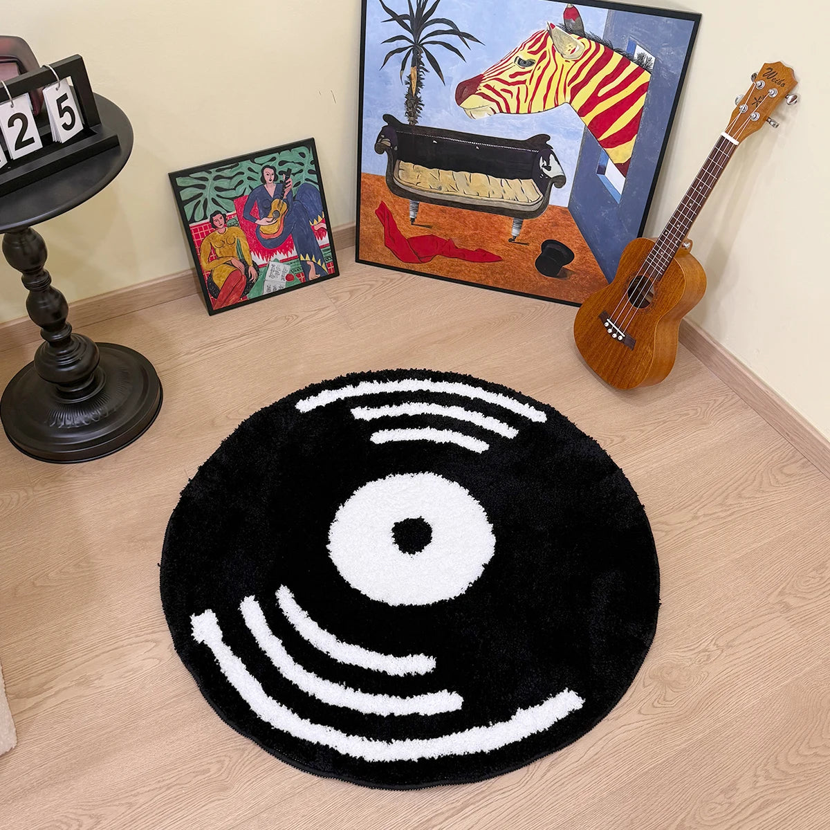 Vinyl Record Tufted Rug