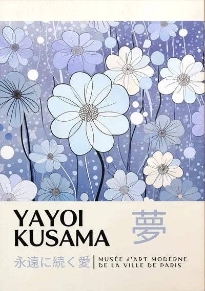 Yayoi Kusama Dream Flowers Canvas