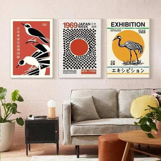 Vintage Japanese Canvas Prints Collection