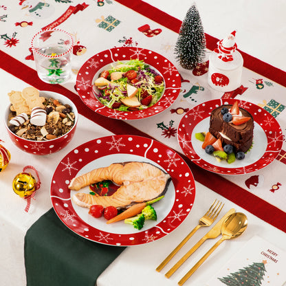 VEWEET Santa Claus Christmas Tableware Set