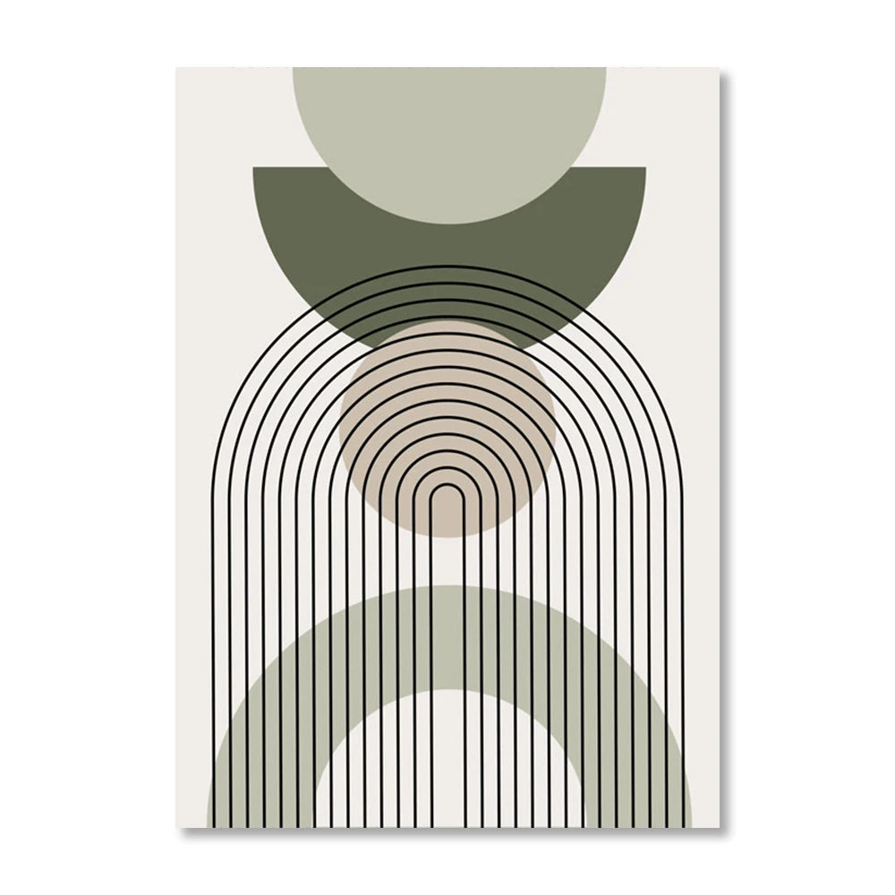 Abstract Bohemian Canvas