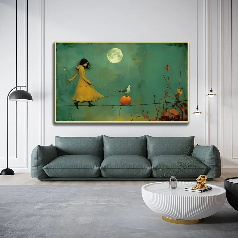 surreal modern gothic art deco frameless dream canvas