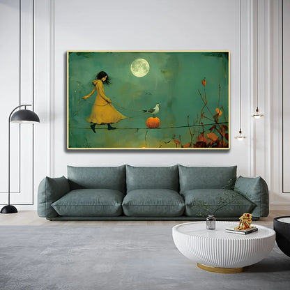surreal modern gothic art deco frameless dream canvas