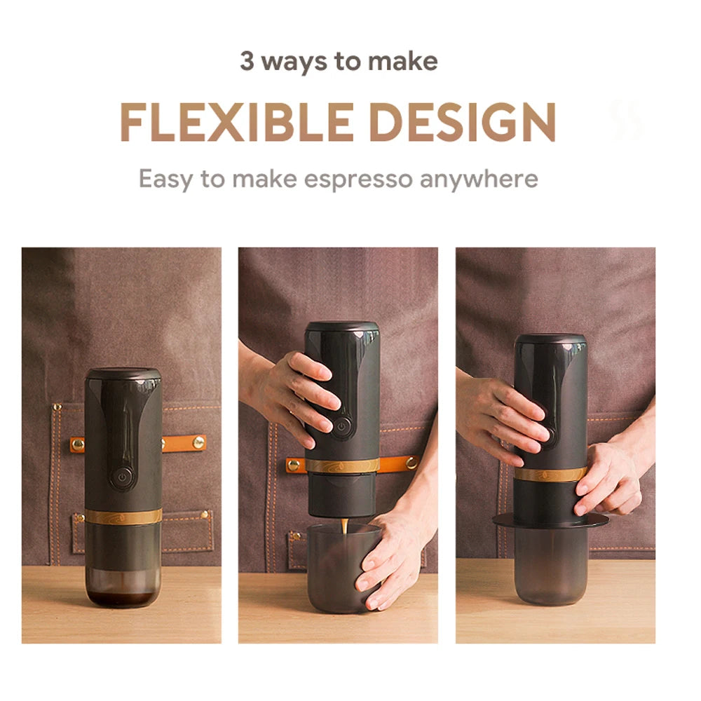 Romellar 2-in-1 Portable Espresso Maker