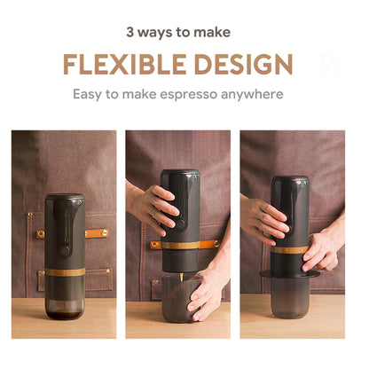 Romellar 2-in-1 Portable Espresso Maker