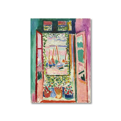 Matisse Retro Abstract Landscape Canvas