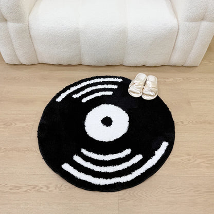 Vinyl Record Tufted Rug
