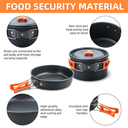 Portable Cookware - Set Of 16