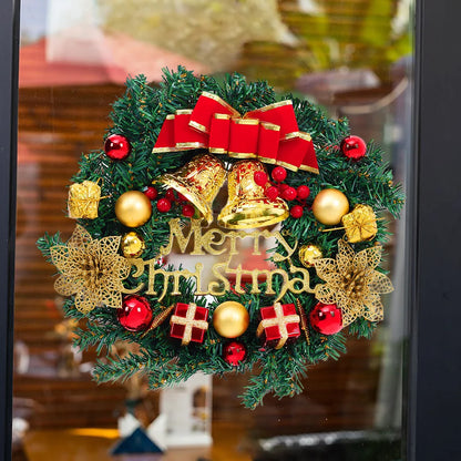 Christmas Wreath with Bells & Bow