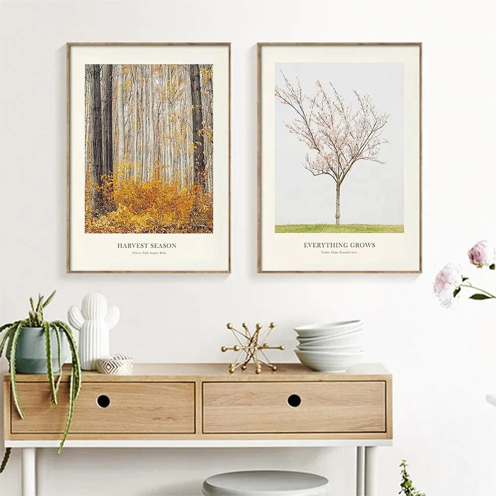 Nordic Leaf Canvas Print