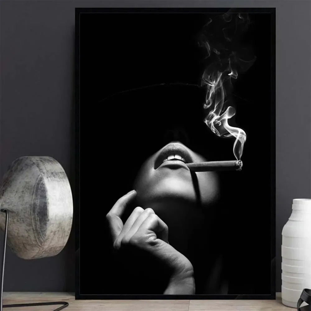 tasteful black and white nude figure canvas wall art