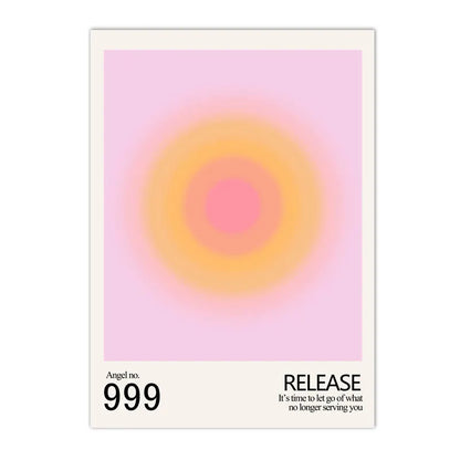 gradient aura angel numbers 666 777 888 spiritual canvas