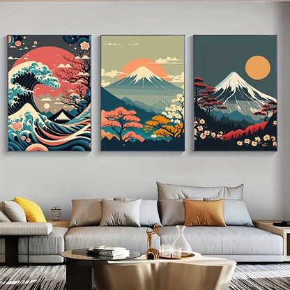 Hokusai Inspired Japanese Prints