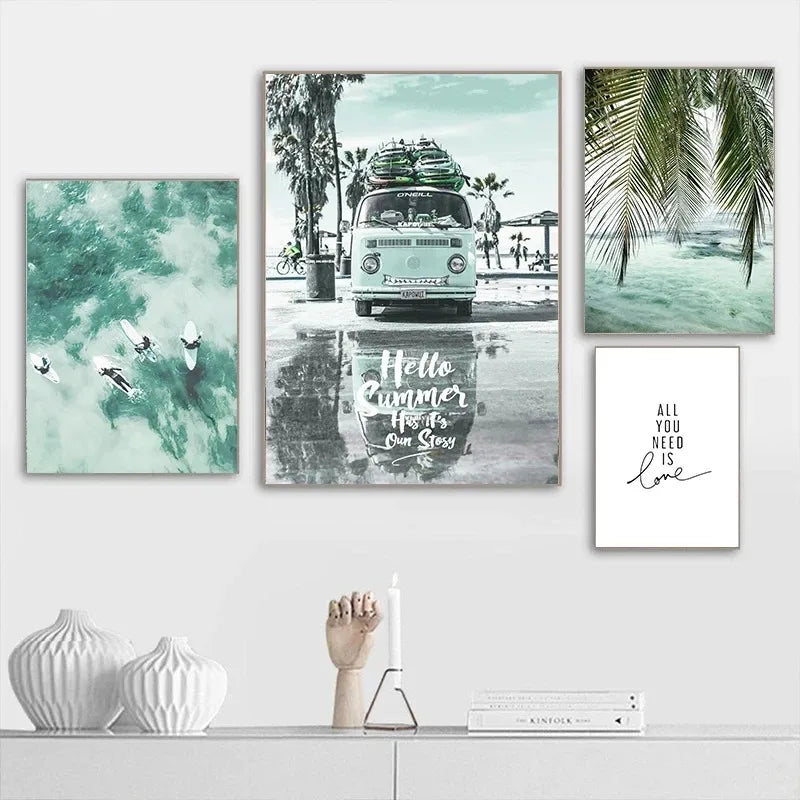 Coastal Summer Wall Art Set