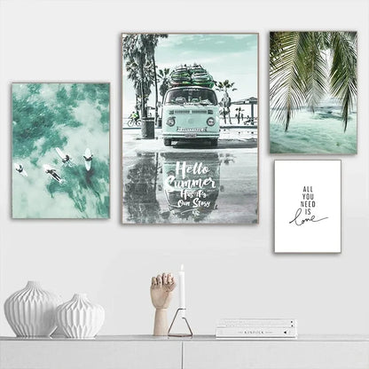 Coastal Summer Wall Art Set