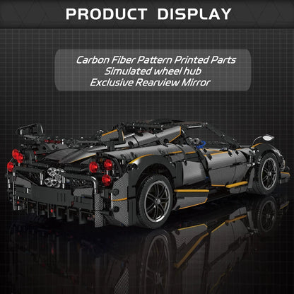Kids Huayra Sport Racing Car Model Building Set