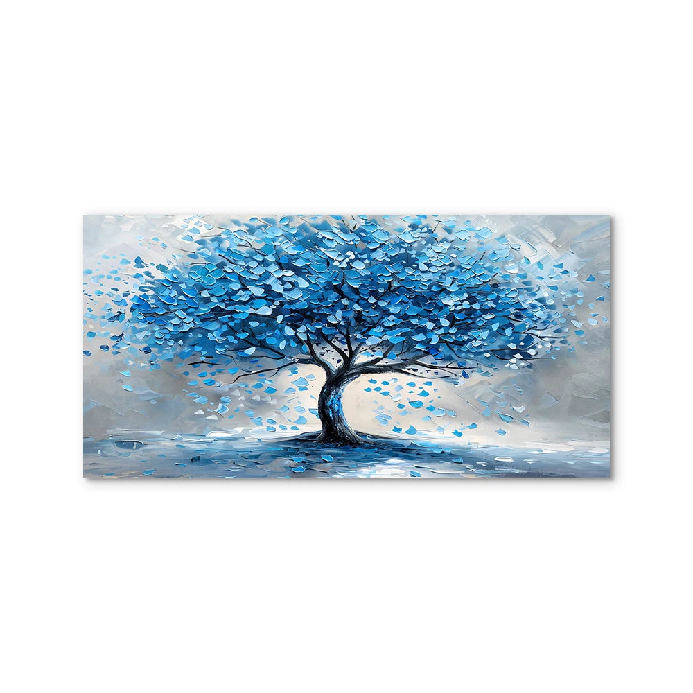 Abstract Colourful Tree Canvas
